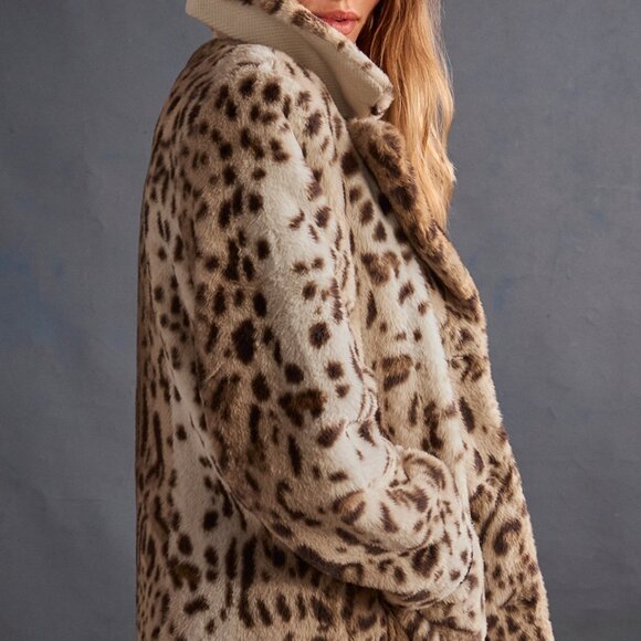 Cabi Women's Leopard Coat Size Large Brand New! MSRP $249 Get it for a low price - Picture 4 of 7